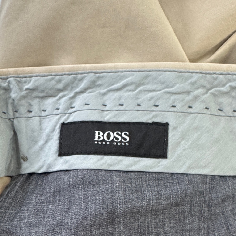 Hugo Boss Tan Straight Leg Chino Trousers/Slacks.  Sz 36/32 - Picture 9 of 11